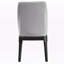 Chaise d'appoint en lin gris clair et chêne gris Fairmont (ensemble de 2)