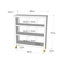 Osnabrock 97cm H x 89cm W Standard Bookcase-1242799501