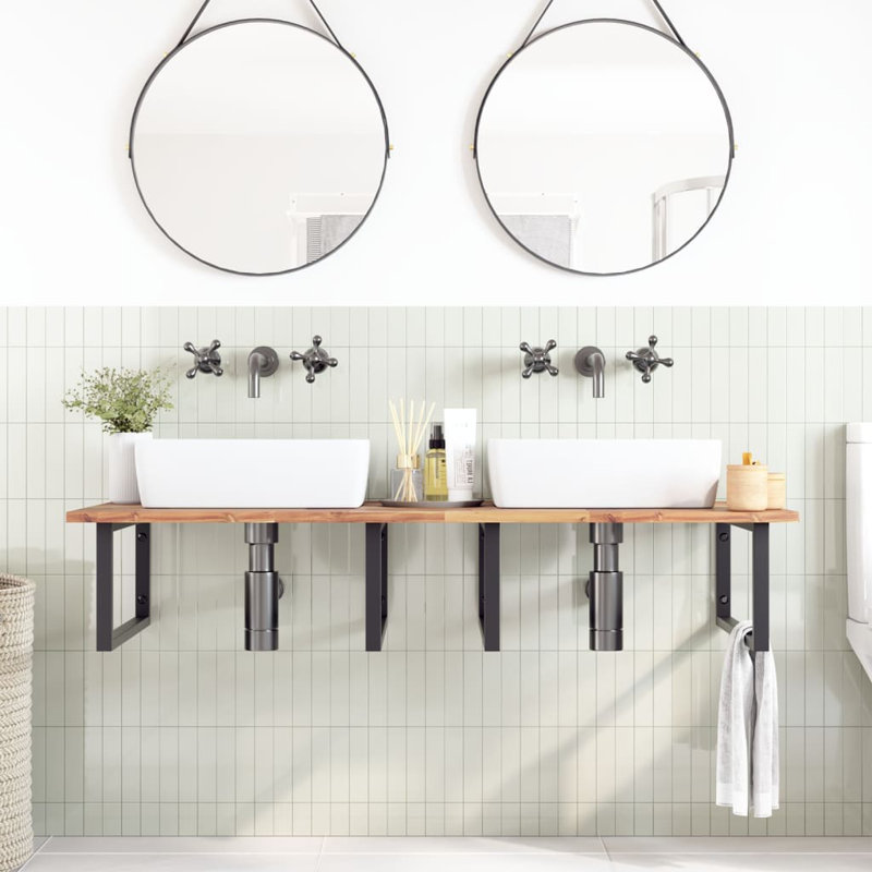 Accent Shelf, 2" H x 140" W x 60" D, Black