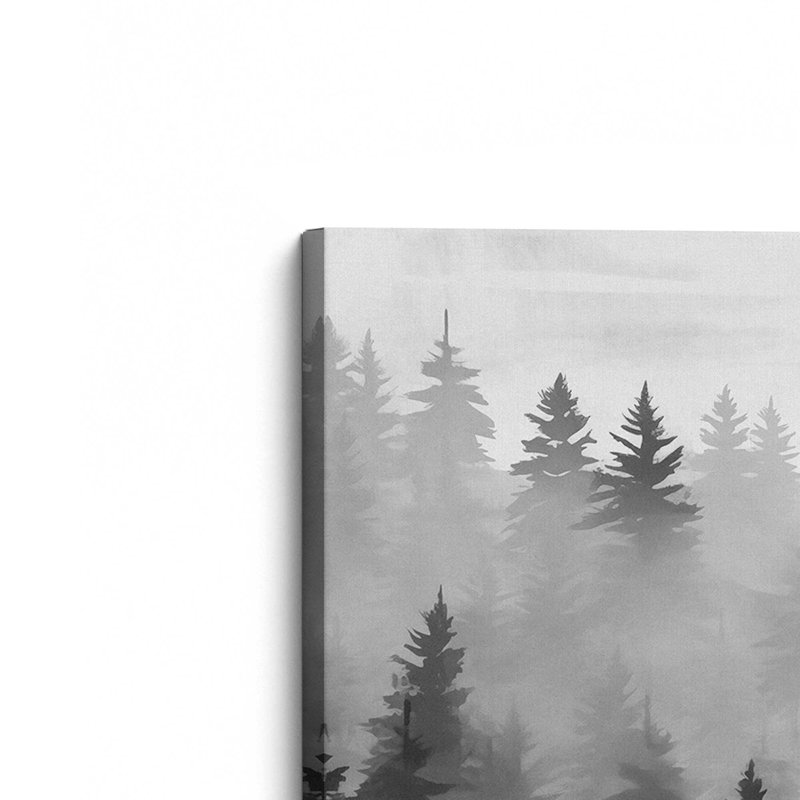 Toile Smoky Pines, H 12 po x l 18 po x P 1,25 po, Toile tendue, 1