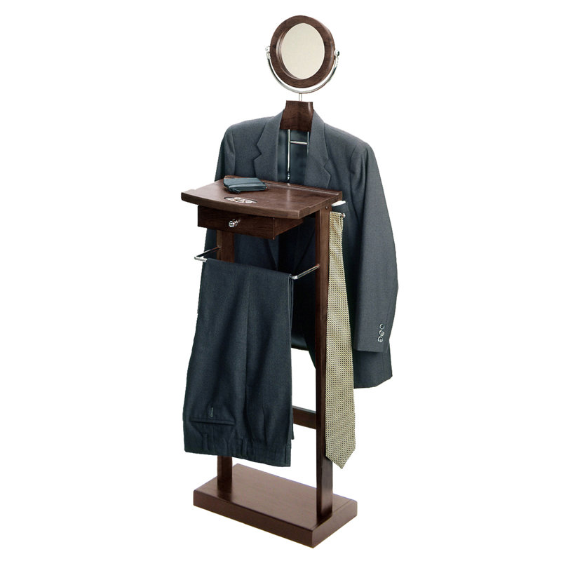 Meidinger Freestanding Valet Stand, Dark Espresso