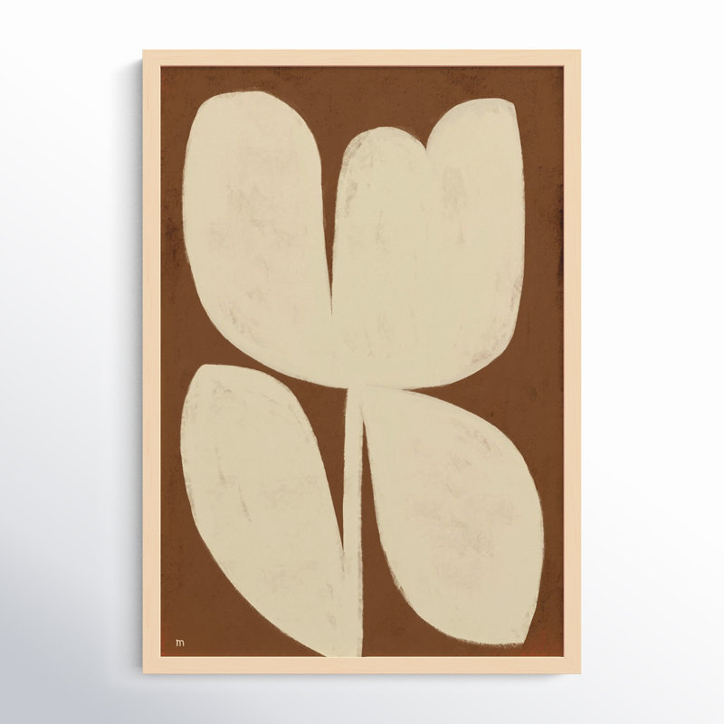 " Flower 1 " by StudioM, Maple Framed, 30" H x 21" W