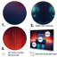 «Neon Light Strips Indigo Vintage Car I», ensemble d'art mural sur toile rétro-107760735