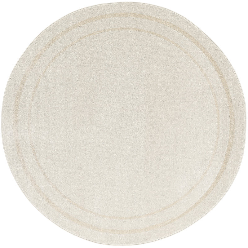 Tapis intérieur / extérieur ivoire Nourison Essentials, Carré 7 pi
