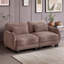 Sofa deux places avec coussin et accoudoirs-395057387