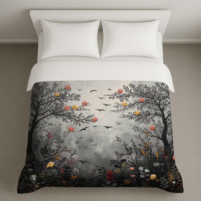 Housse de couette hibou, Queen