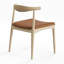 Chaise d'appoint rembourrée en cuir Ardo-1150751149-1150751150