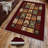 Stylish Woven Carpet (50 x 80 cm / 1.6 x 2.6 ft), 100% Polyester, 0.3 in Pile Height | Antibacterial, Non-Slip PVC Dot Underside | Machine Washable, 3D Digital Printing | Perfect for Living Room, Bedroom, and Home Decor | Durable & Easy to Clean