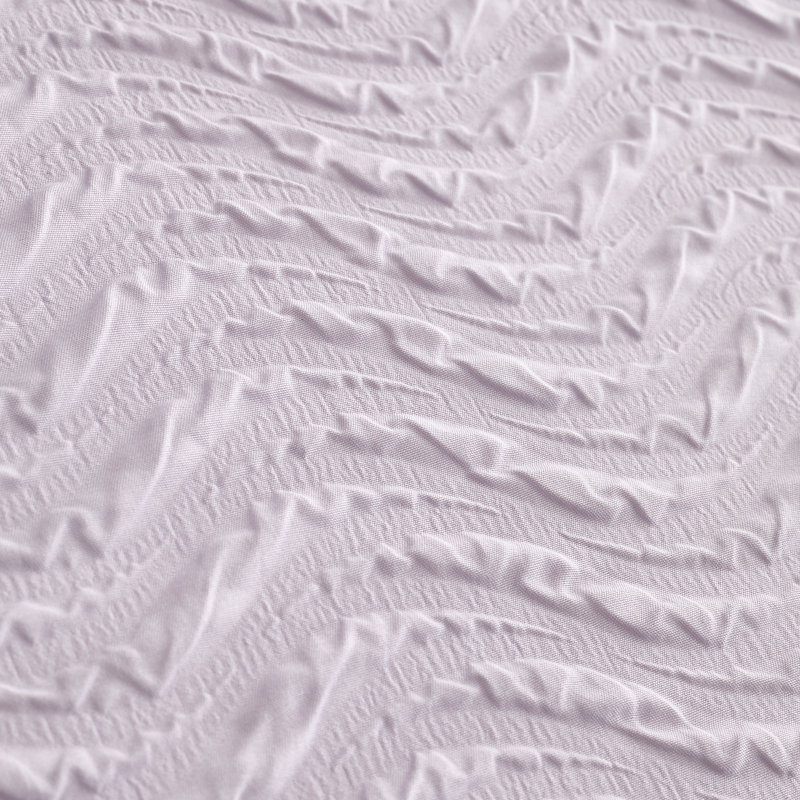 Heatset Wave Duvet Cover Set, Purple, Single Duvet Cover + 1 Standard Pillowcase