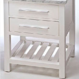 Priva 30" Single Bathroom Vanity Base Only, White
