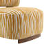 Chaise d'appoint en chenille Tilton en tissu zébré-1474053612