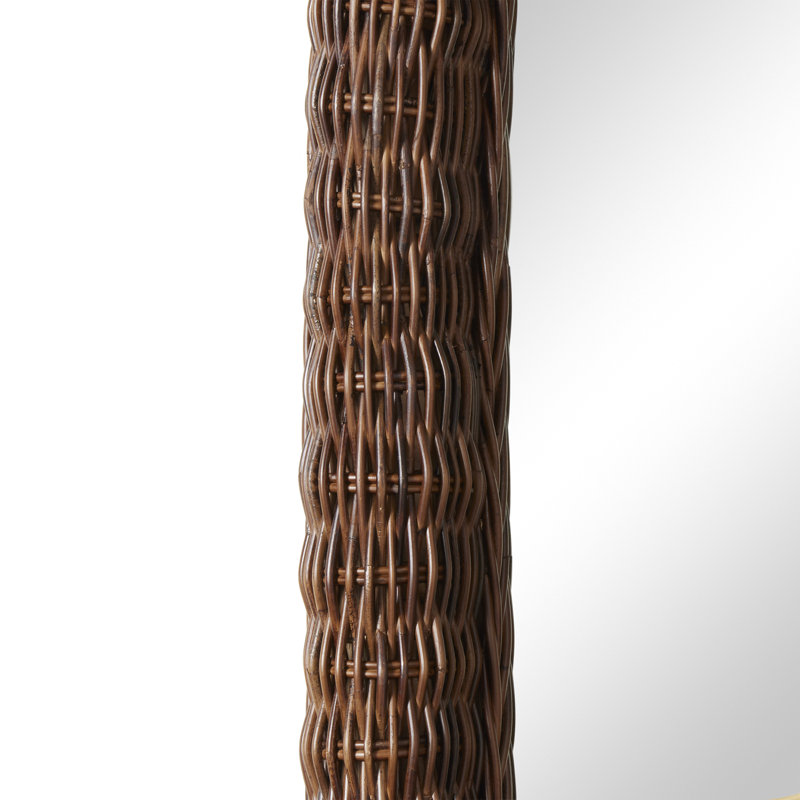 Kingston Arch Rattan Mirror
