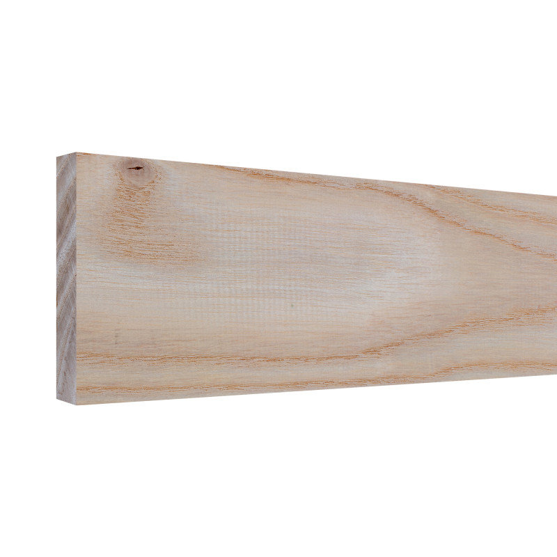 Unfinished Natural Ash Hardwood Plank for Shelving and Trim