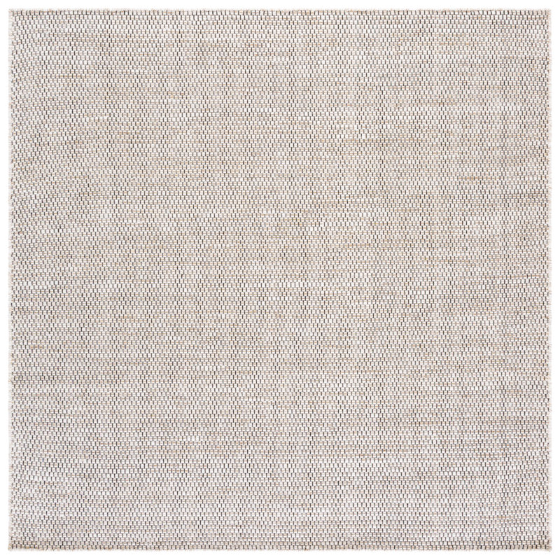 Natura Hand Woven Wool;Cotton Solid Color Rug, Square 6'