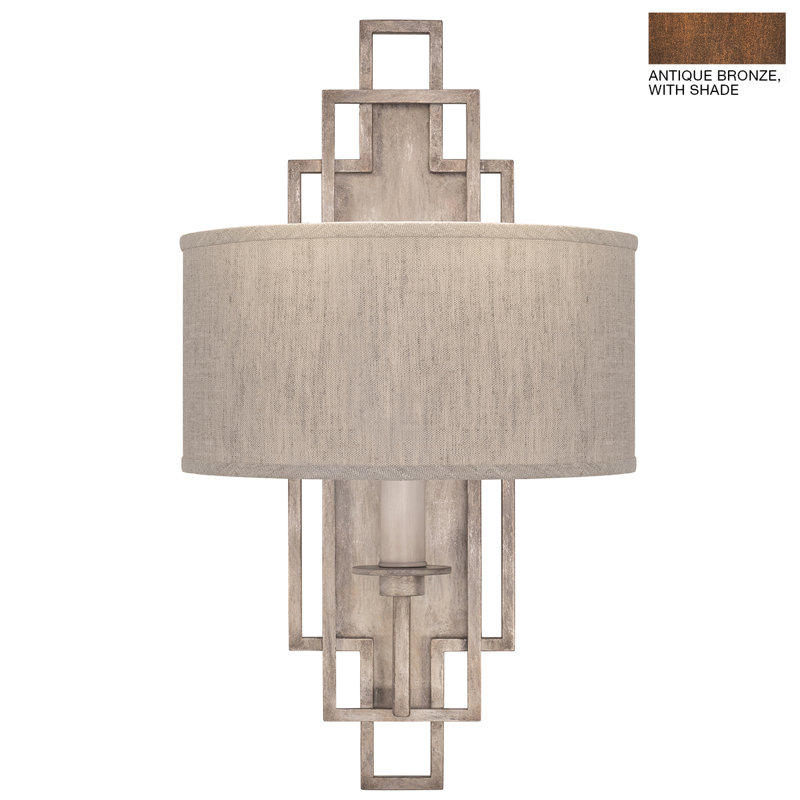 Cienfuegos 1 - Light Candle Wall Light, Antique Bronze