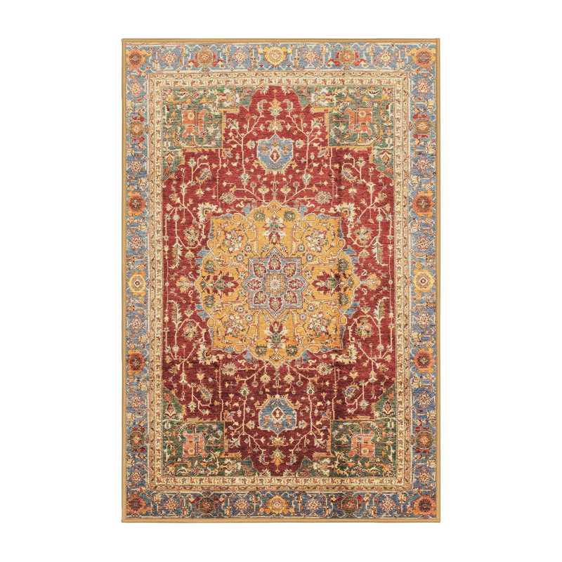 Abstract Indoor Rug, Rectangle 7' x 10'