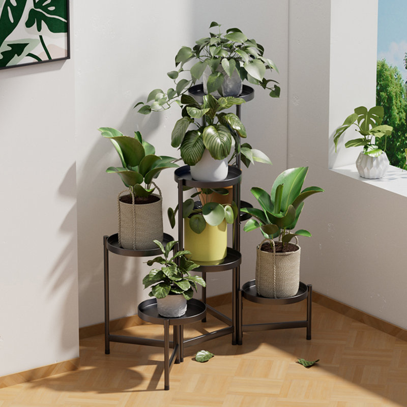 Iron Plant Stand Tier, 82cm H x 20cm W x 20cm D