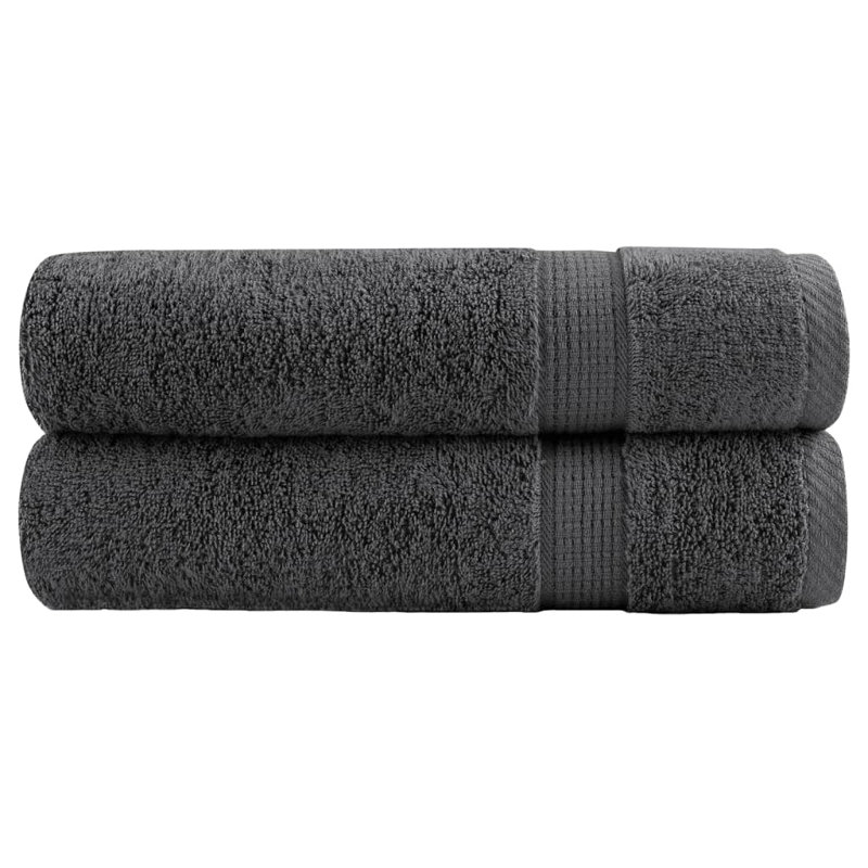 Premium Shower Towels SOLUND 2Pcs 70X140cm 600Gsm, Anthracite