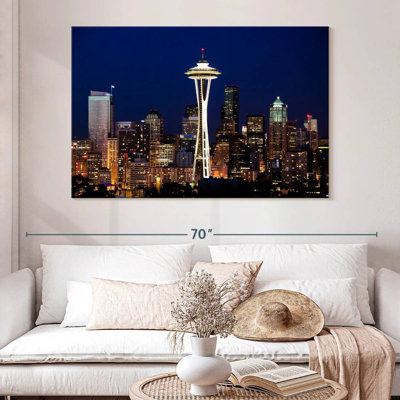 Ravi Seattle Night Cityscape