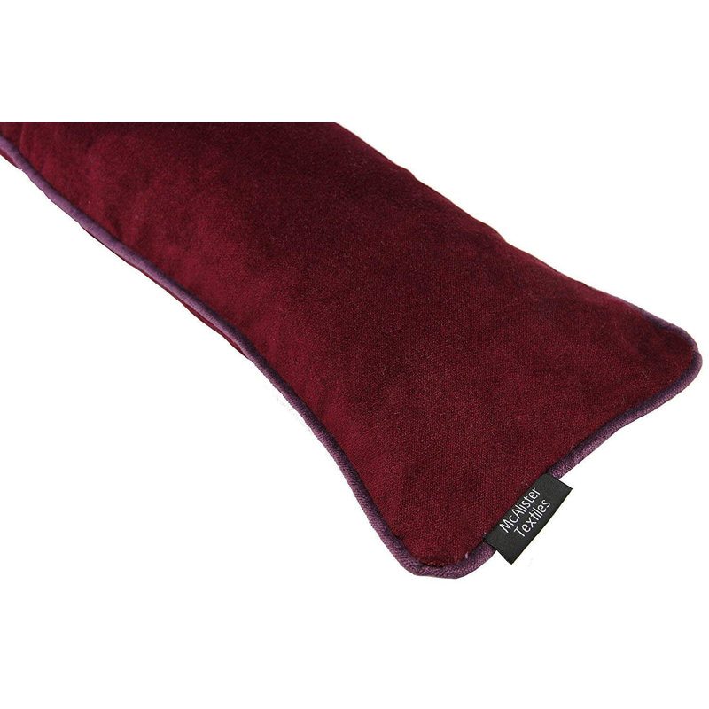 Farreli Fabric Draught Excluder, Wine Red