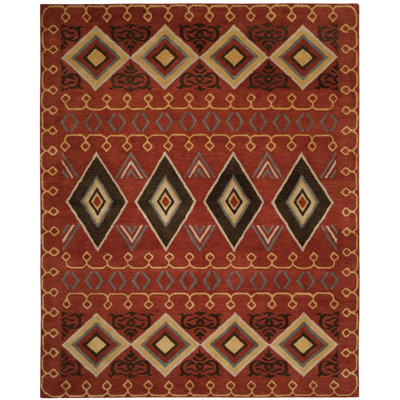 Boyd Hand Tufted Wool Geometric Rug