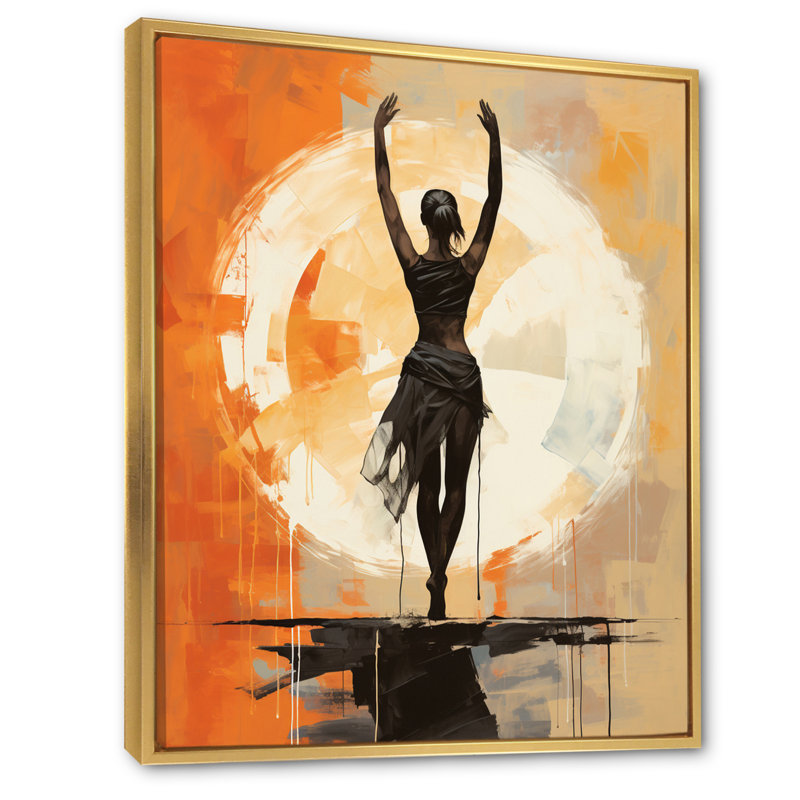 «Beige Yoga Inner Balance I», reproduction sur toile, H 20 po x l 12 po x P 1 po, Or