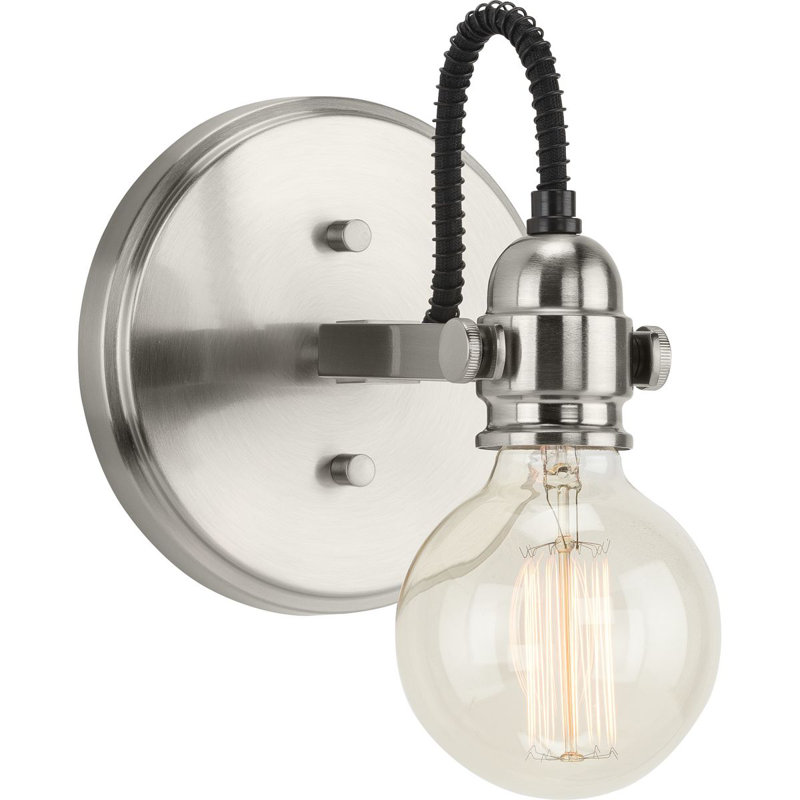 Rodina Armed Sconce, Brushed Nickel