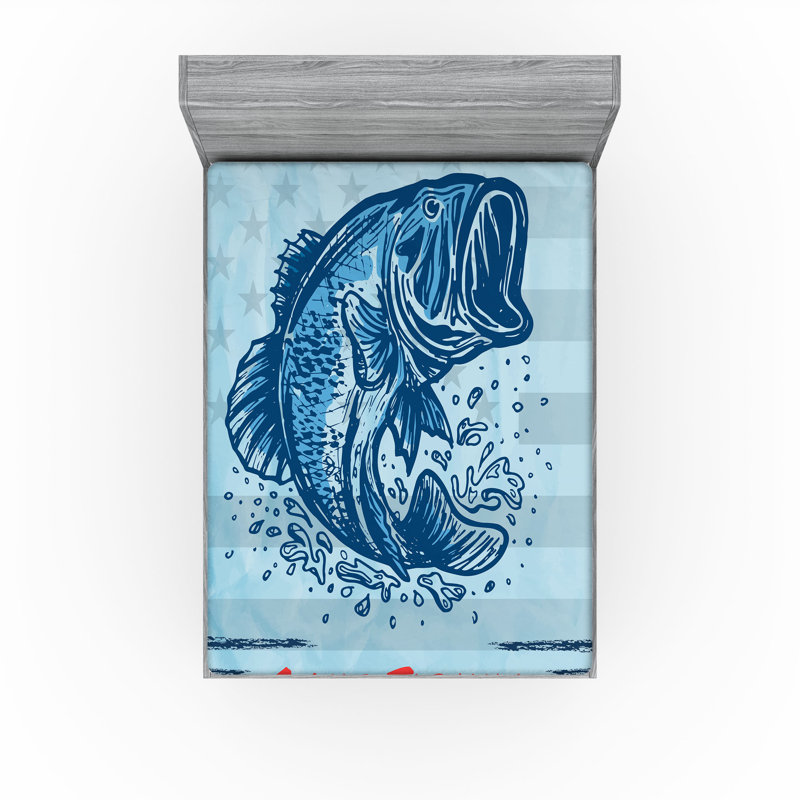 Multicolore drap-housse Ambesonne, Drap-housse pour très grand lit californien