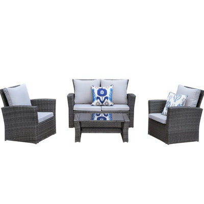 Mabell 47.67'' Wide Patio Sofa with Cushions