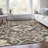 Machine Washable Indoor/Outdoor Xhevrie Chocolate Rug-993377698