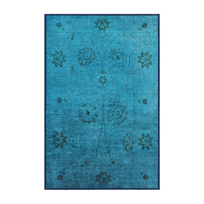 Tapis vert de style oriental