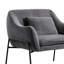 Fauteuil large en velours 32,9 po Bloch-1360432054