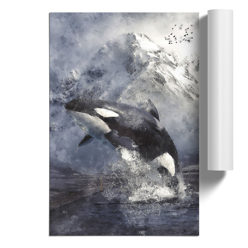 Killer Whale - No Frame Print, 42cm H x 30cm W x 0.1cm D