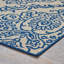 Tapis ivoire rectangulaire en polypropylène 5 pi 3 po x 7 pi