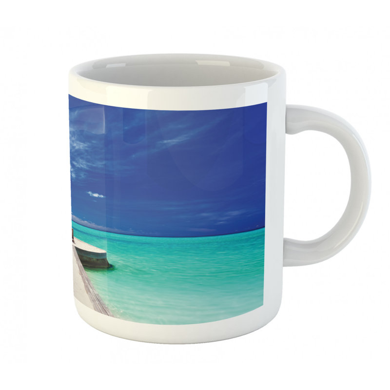 Grande tasse à café beach