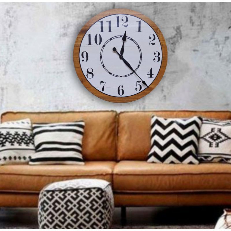 Wood Wall Clock, Medium