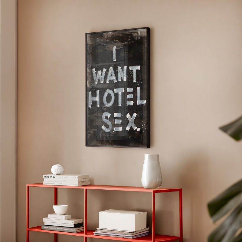 «Hotel Hotel» par Kent Youngstrom, reproduction d'art, H 40 po x l 30 po