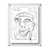 Argent / cadre flottant transparent