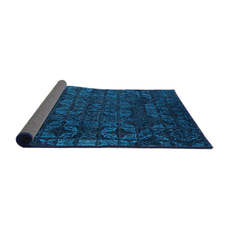 Abstract Indoor Rug, Round 5'