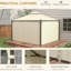 Pavillon de jardin extérieur 10 pi x 12 pi avec construction en acier. Rideaux d'intimité, auvent double. Structure élégante. Patio beige en beige. 12 pi, cadre, toit, rideaux. Choix pratique
