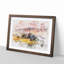 View Over Tuscany In Italy - Single Picture Frame Print on MDF-56882315-56882314