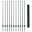 Fence with Post Segment Outdoor Barrier Garden Terrace Divider Boundary-2118112488-2118112490