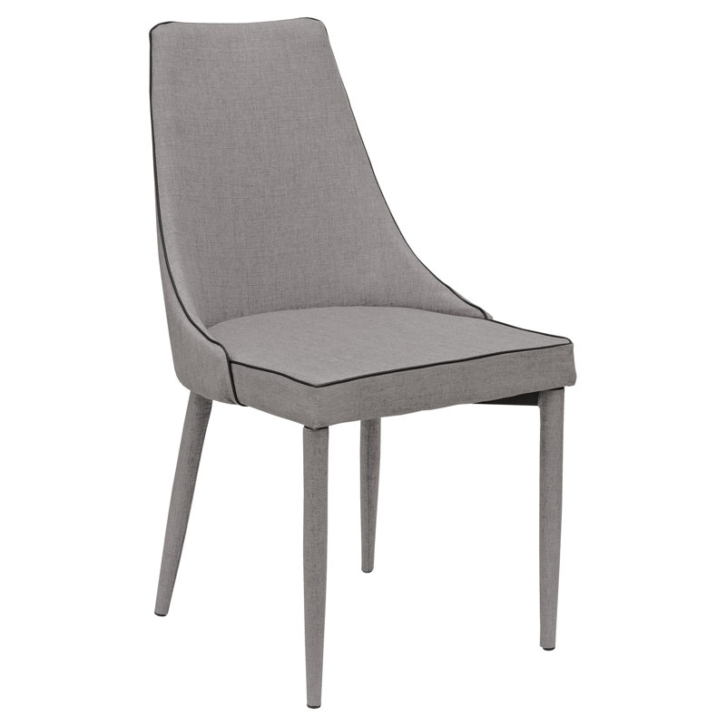 Bautista 47cm H Polyester Blend Upholstered Accent in Grey, Grey
