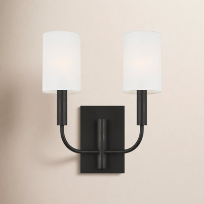 Tedder 2-Light Dimmable Candle Wall Light