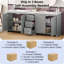 Meuble-lavabo double efficace en quartz