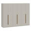 Temar 6 Door Manufactured Wood Wardrobe