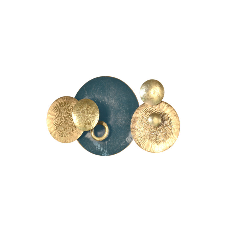 Glam Abstract Wall Decor on Metal