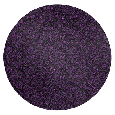 Tapis de zone mauve lines