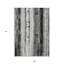 9' X 12' Ivory Striped Washable Indoor Outdoor Area Rug