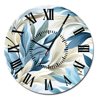 Horloge murale Coastal Neutrals Tropical